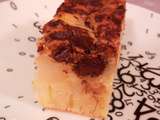 Gâteau moelleux poire/amande/chocolat