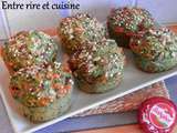 Muffins babybel aux épinards et chorizo