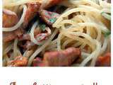 Spaghettis aux girolles