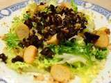 Salade frisee aux escargots & noix