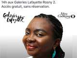 Galeries Lafayette Montparnasse. Dégustations de mignardises aux saveurs africaines avec Afro-Cooking