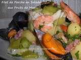 Filet de perche en salade aux fruits de Mer
