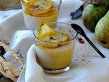 Crème poires, bergamote et sirop d’érable
