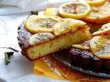 Gâteau aux citrons et oranges de Sicile, huile d’olive et thym