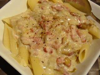 Pennes aux chicons & lardons
