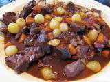 Boeuf bourguignon au vin épicé