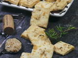 Crackers aux fromages et sel d’algarve