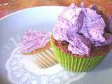 Cup cakes violets aux mûres