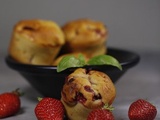 Muffins fraise basilic