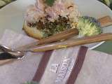 Petits gâteaux de brocoli au saumon