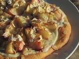 Pizza aux nectarines