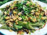 Salade de haricots verts, streuzel citron/noisette | Recettes de cuisine gourmandes healthy | Epicure