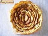 Tarte aux pomme sauce caramel à la cannelle