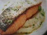 Filet de saumon sur purée de céleri