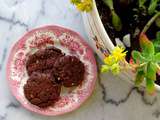 Cookies chocolat, noisettes et purée d’amandes