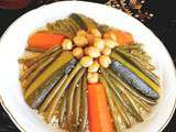 Couscous vegetarien {algerien, kabyle}