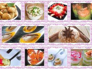 Mises en bouche, verrines pour les fêtes