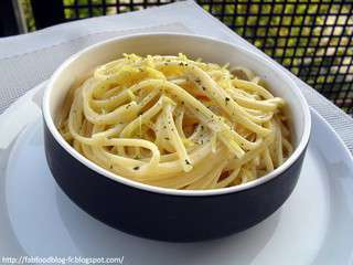 Linguine au citron