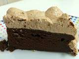 Gâteau chocolat et mascarpone de Cyril Lignac, mousse Kinder Bueno