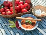 Soupe de tomate et coriandre