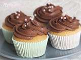Cupcakes ganache au chocolat