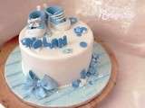 Gâteau chaussures de bébé