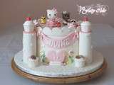 Gâteau Hello Kitty et son château de gourmandises