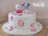 Gâteau Hello Kitty et son doudou
