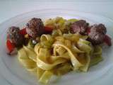 Mini-brochettes de viande hachée sur batonnet de poivron