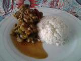 Viande d'agneau aux legumes