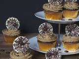 Frissons… – Parfaits cupcakes chocolat, ganache montée au café