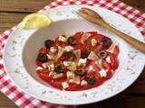 Pour changer de la tomate-mozza #2 – Salade de tomates citron-chèvre de MiniCook