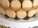 Virilité tranquille – Gâteau chocolat-praliné et coques de macarons