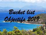 Bucket list : Objectifs 2019 (Liste des mes rêves)