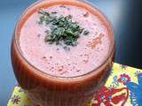 Smoothie fraise tomate