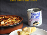 Clafoutis aux pommes sans lactose {Nestlé, Hivency}