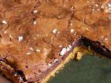 Tarte au chocolat et caramel au sel fumé