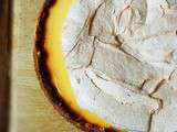 Tarte au pamplemousse meringué, sur base de spéculoos