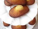 Madeleines bergamote et miel