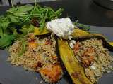Salade de quinoa aux patates douces et aux courgettes