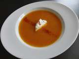 Soupe de légumes (citrouille, pomme de terre, carotte)