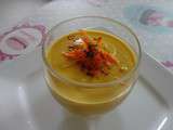 Soupe froide carottes, poivron, maïs