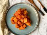 Courge butternut au chorizo