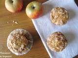 Muffins croustillants aux pommes et à la cannelle