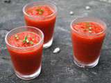 Gaspacho tomates concombre