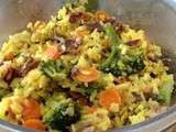 Riz pilaf aux légumes et au Jambon Patanegra