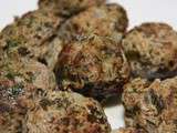 Boulettes d'agneau, sauce aux olives