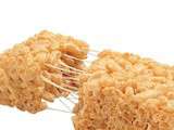 Carrés au Rice Krispies, caramel et rhum