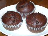 Muffins au chocolat et au roquefort