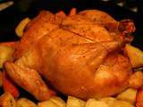 Poulet rôti à l'érable et au lapsang souchong